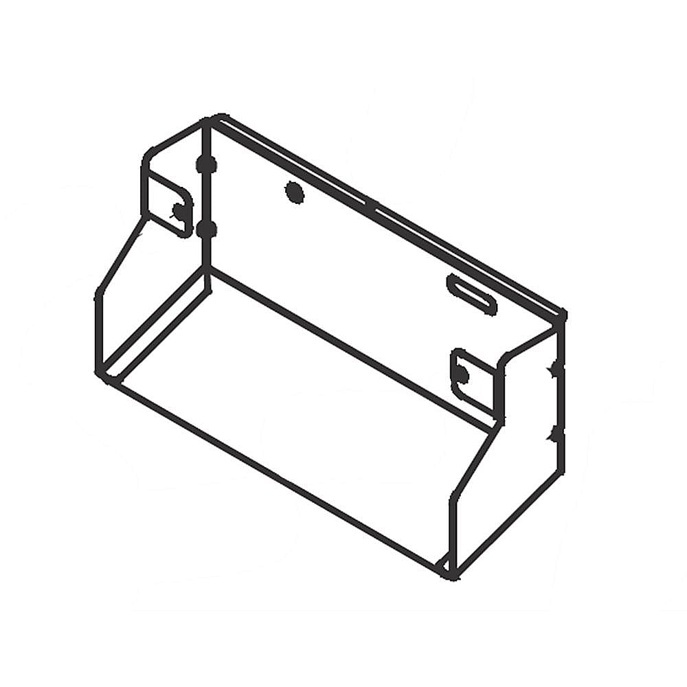 Frigidaire Part #5304514137, Shield, fluebox | 8.35 x 4.55 x 2.50
