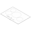 Electrolux Cooktop Main Top (black And Stainless) for Electrolux ECCI3668AS - Part 5304527896