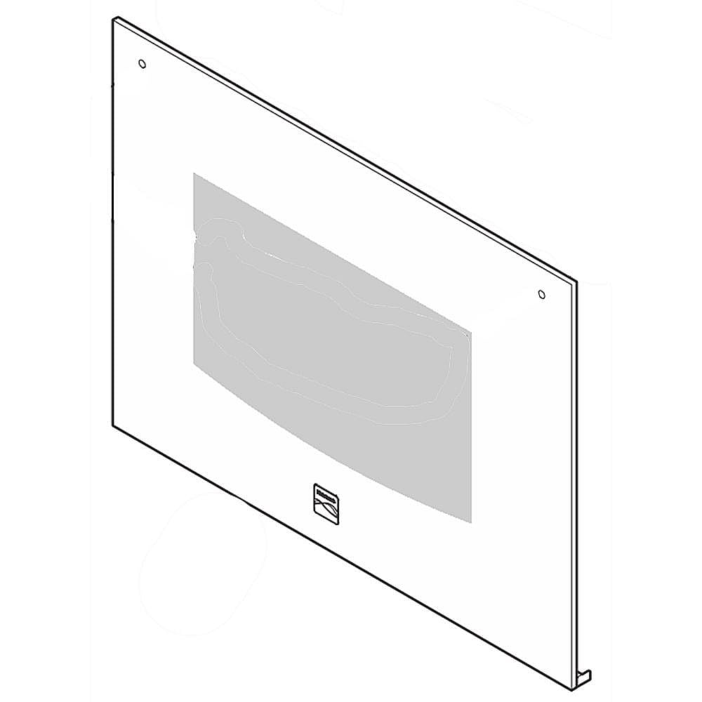 Part #5304514691, Wall Oven Door Outer Panel Assembly (Black) / 36.00 x 30.25 x 6.00