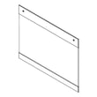 Wall Oven Lower Oven Door Outer Panel (black Stainless) for Frigidaire FGMC2766UDC - Part 5304514946