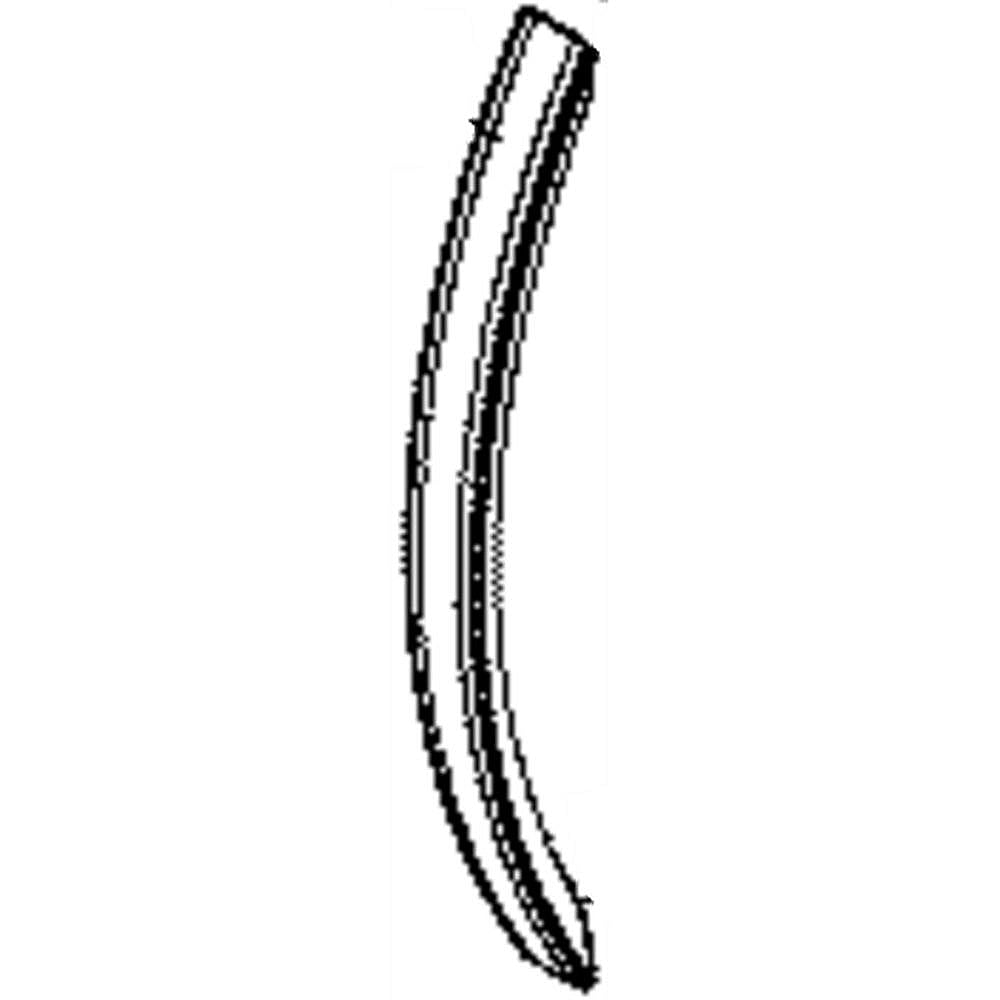 Part #5304515173, Microwave Door Handle (Black Stainless) / 16.90 x 3.80 x 1.40