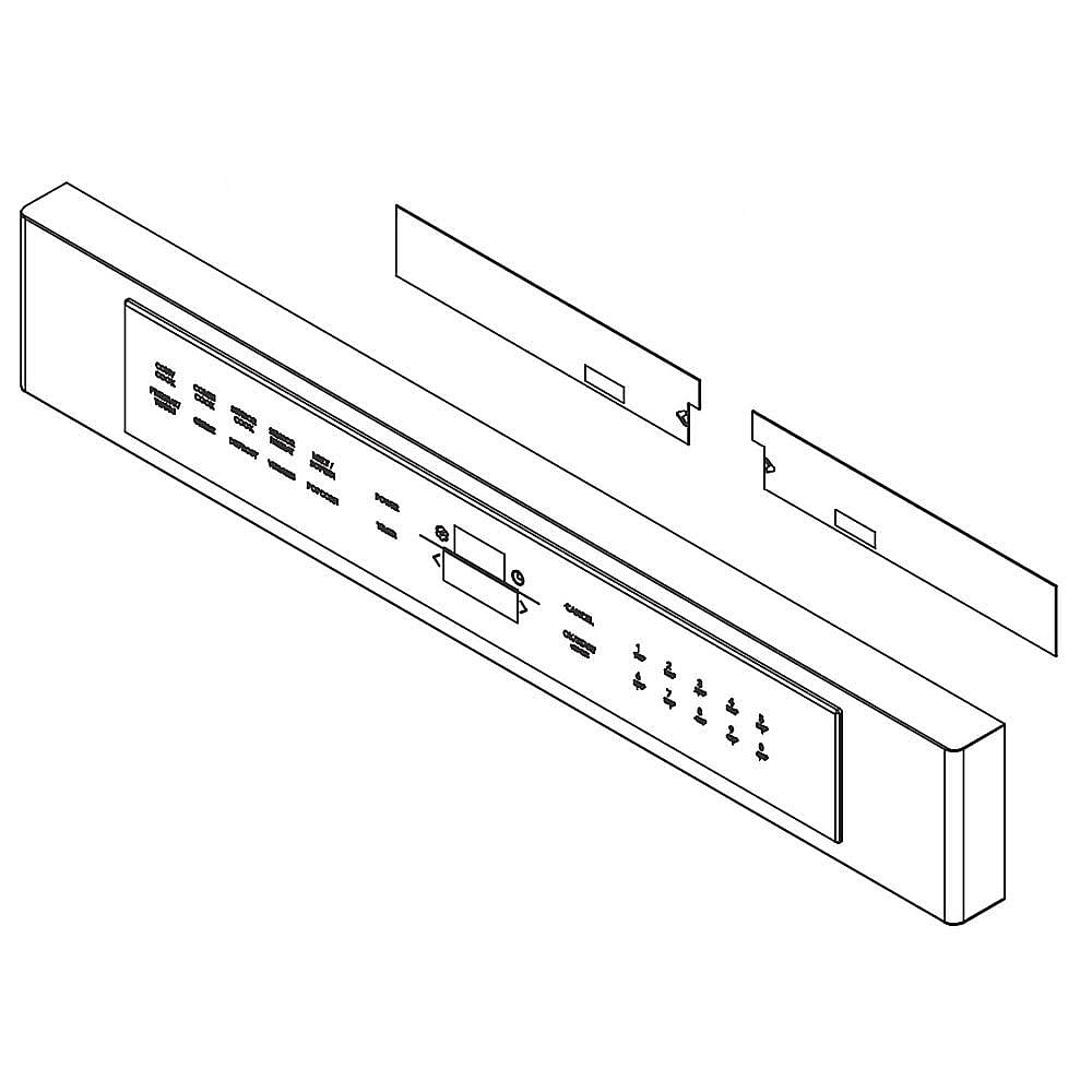 Frigidaire Part #5304515307, Control Panel | 30.00 x 4.88 x 2.50