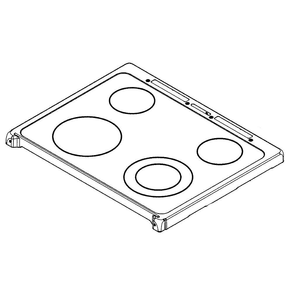 Frigidaire Part #5304515481, Range Main Top (Black)