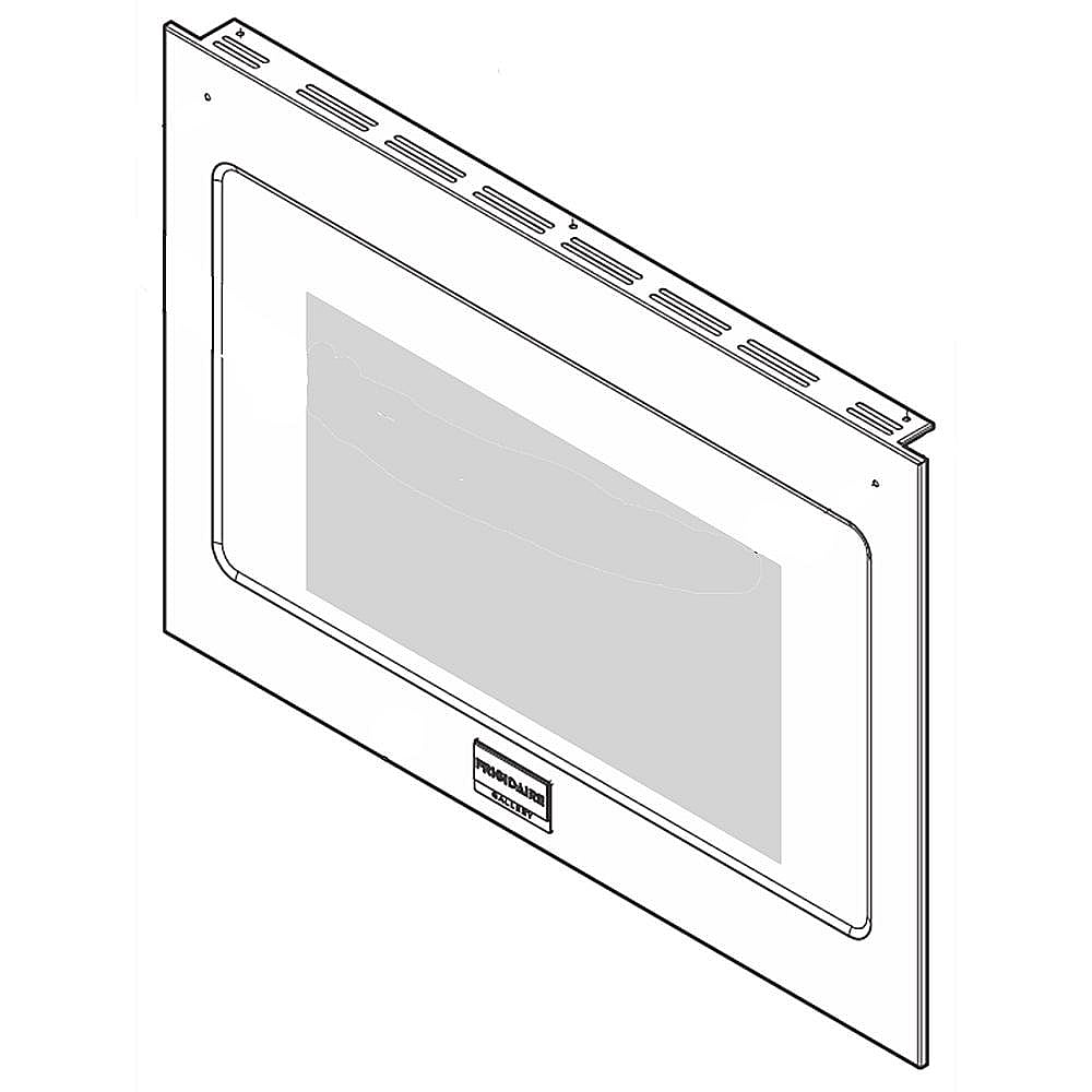 Part #5304515669, Wall Oven Door Outer Panel Assembly (Black And Stainless) / 36.00 x 30.50 x 6.00