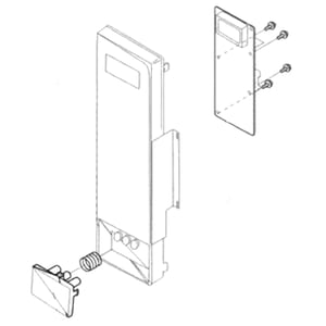 Electrolux Microwave Electronic Control Board And Panel Assembly 5304516274