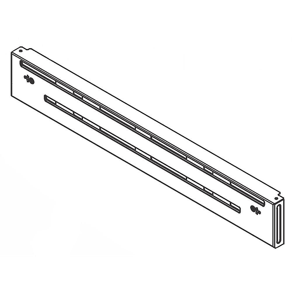 Part #5304516889, Trim, door Cap , black Stainless , upper / 32.70 x 9.30 x 4.50