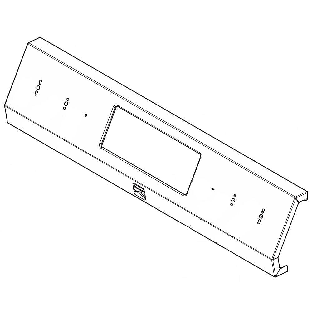 Kenmore Part #5304517147, Panel, control , white | 29.75 x 7.25 x 2.25