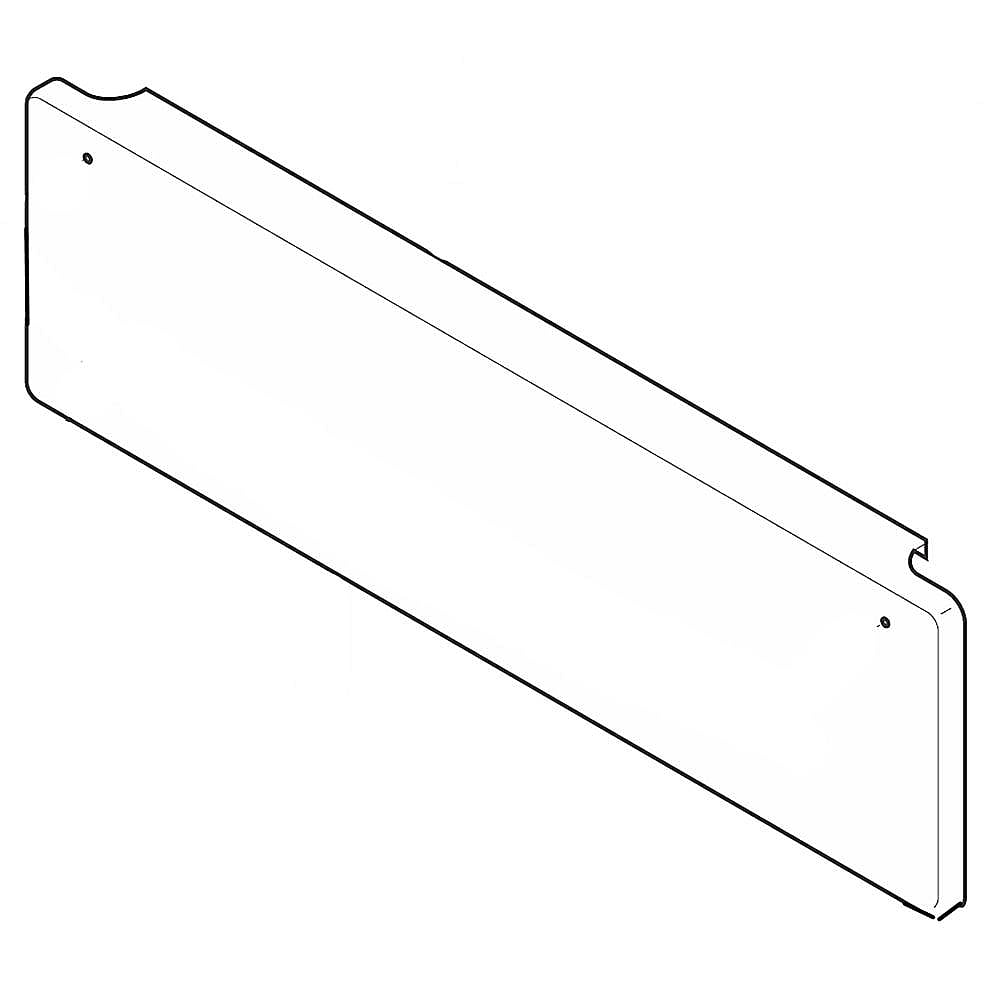 Part #5304517477, Range Storage Drawer Front Panel (Stainless) / 29.75 x 8.90 x 1.75