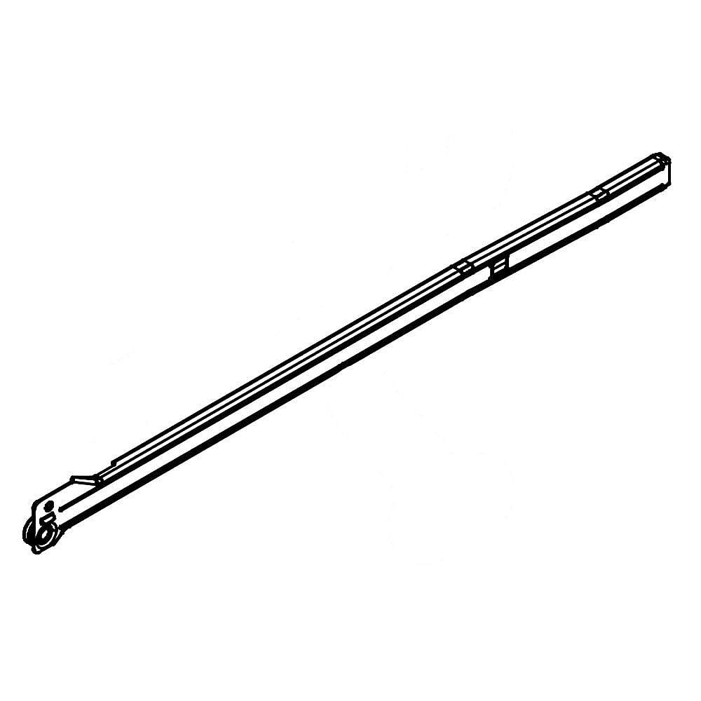 Part #5304517904, Range Storage Drawer Slide Rail, Right Outer (Black) / 32.75 x 3.50 x 3.00