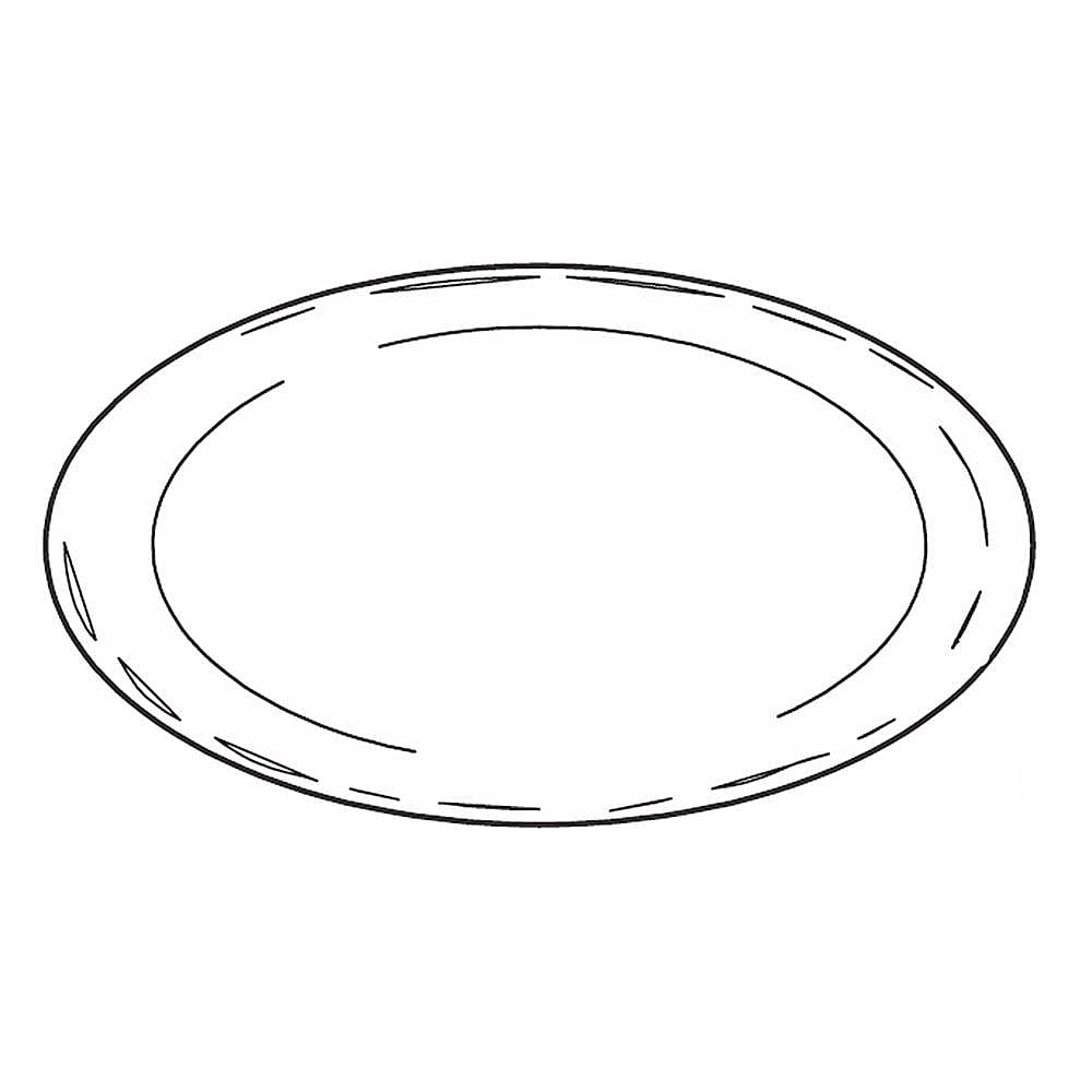 Part #5304518632, Microwave Turntable Tray / 18.25 x 14.20 x 1.05