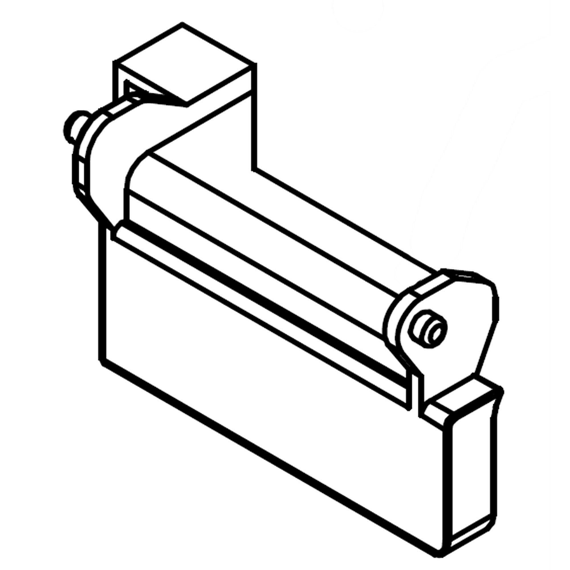 Part #5304519325, Lever, door Opening / 4.05 x 2.60 x 1.55