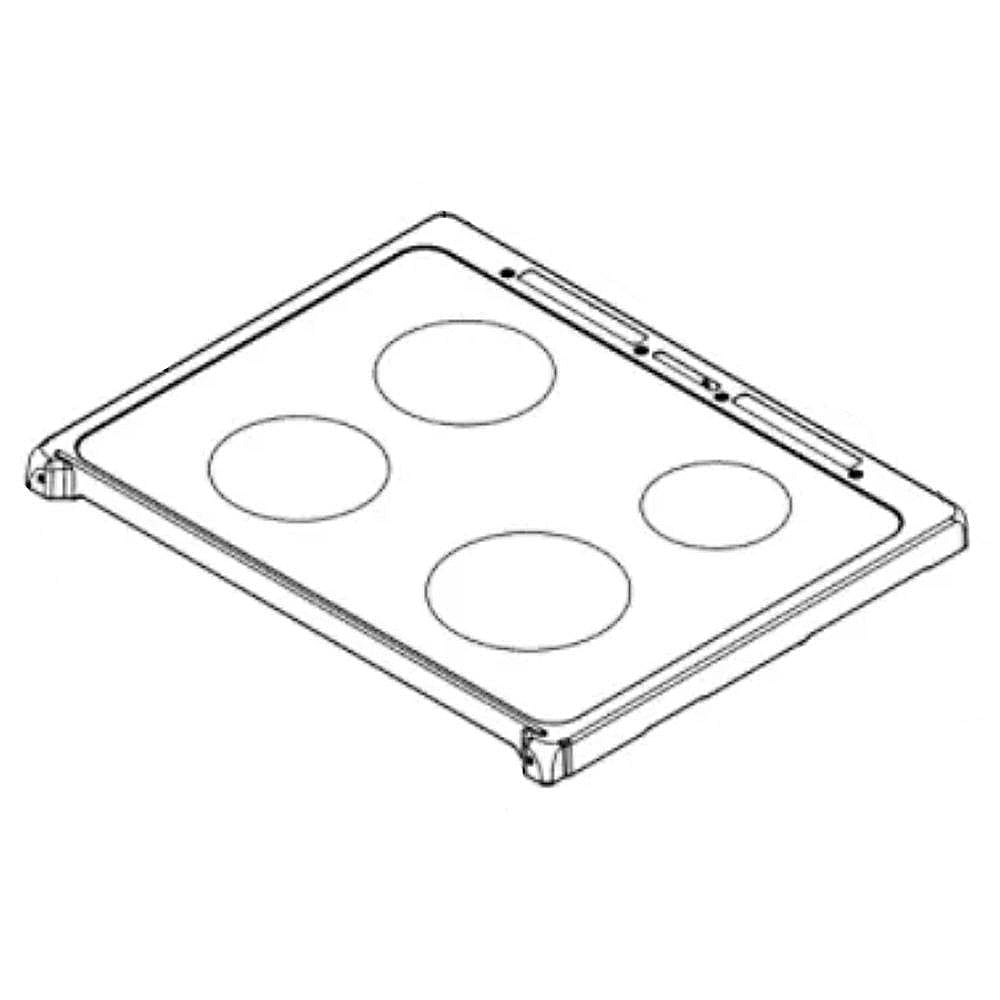 Frigidaire Part #5304519397, Range Main Top Assembly (Stainless)