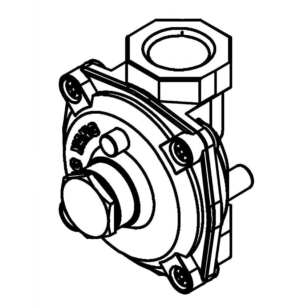Part #5304519943, Cooktop Pressure Regulator / 3.00 x 2.80 x 2.40