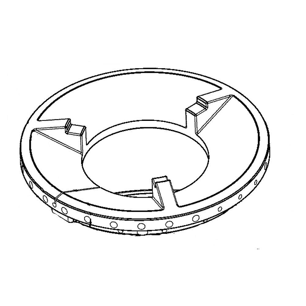 Electrolux Part #5304520332, Cooktop Burner Cap | 7.10 x 5.50 x 5.00