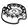 Burner,crown ,small ,aft for Frigidaire FFGH3054USD - Part 5304520367