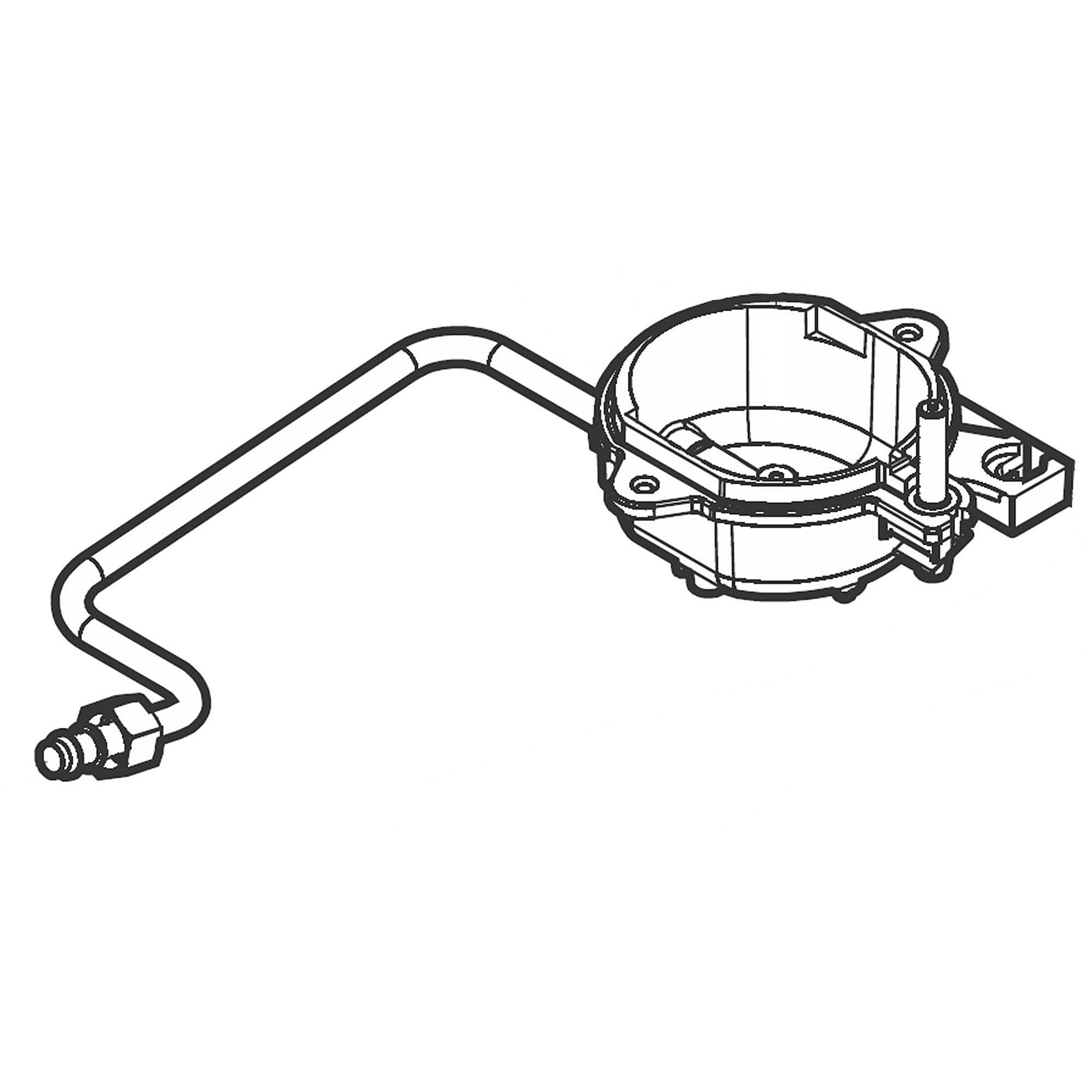 Part #5304520384, Ignitor/orifice Assembly, 12K , left Front, assembly / 15.45 x 7.35 x 3.50