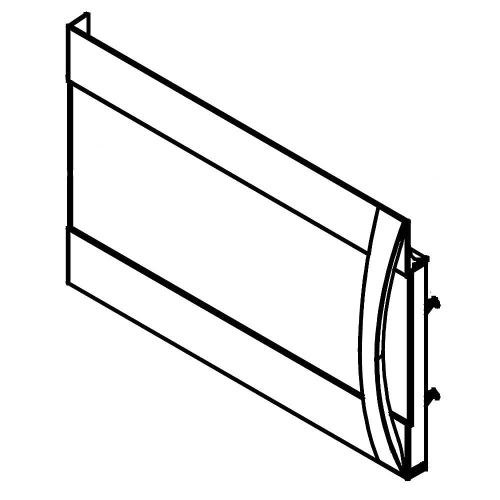 Part #5304520531, Door Assembly, complete , black Stainless / 35.70 x 30.20 x 6.20