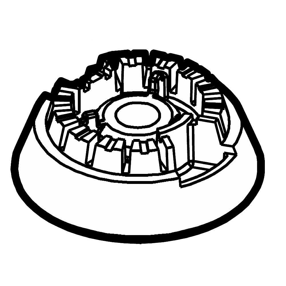 Frigidaire Part #5304521014, Burner, crown , small , aft | 2.00 x 2.00 x 1.00