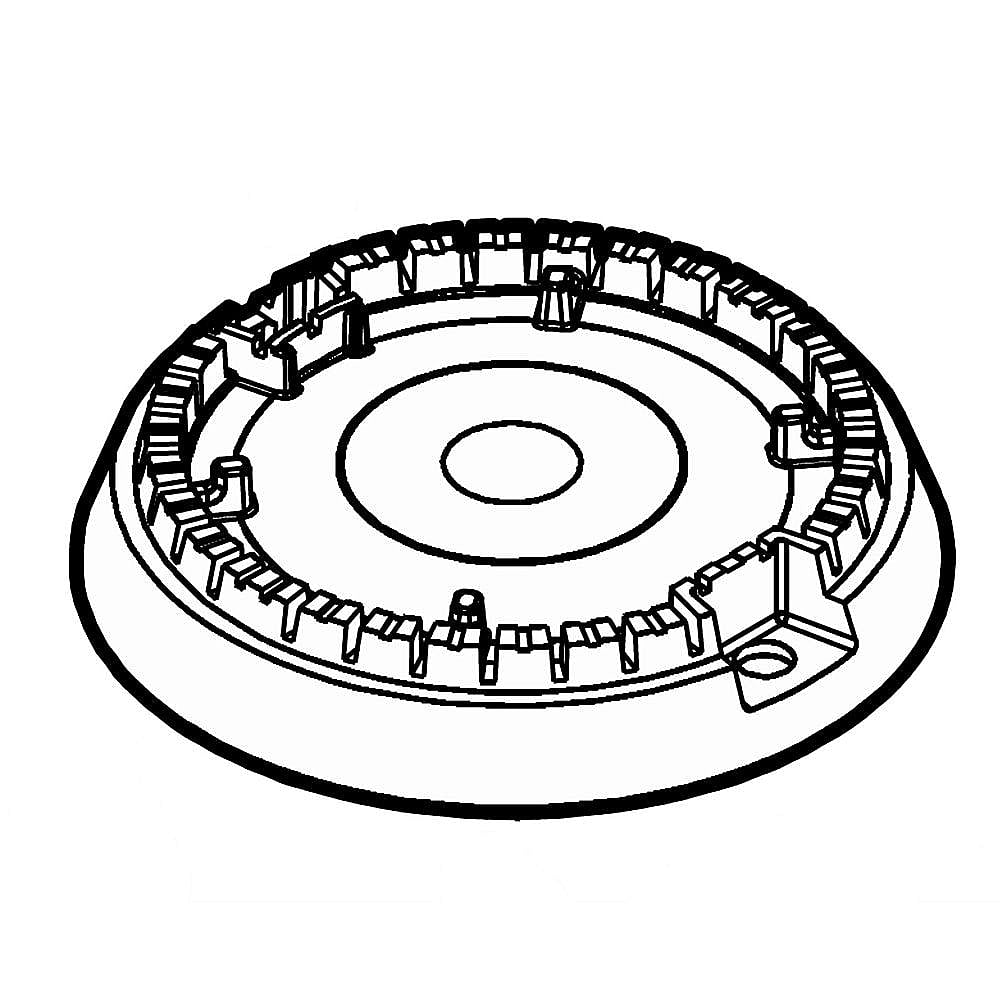 Part #5304521016, Range Surface Burner Head, Large / 21.60 x 10.90 x 1.20