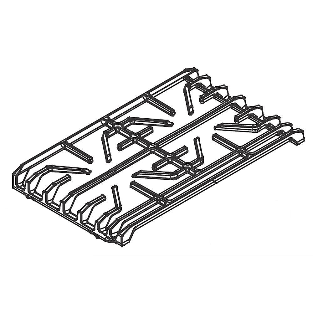 Part #5304521078, Range Surface Burner Grate, Left (Black) / 20.00 x 12.00 x 1.00