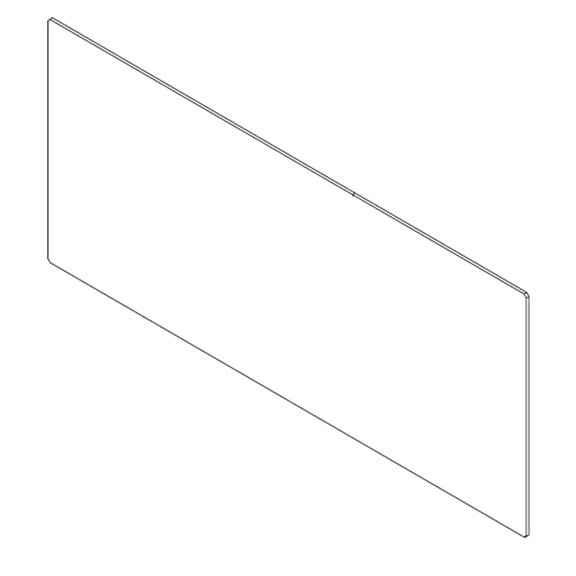 Part #5304522790, Frigidaire Glass, door , black , outer