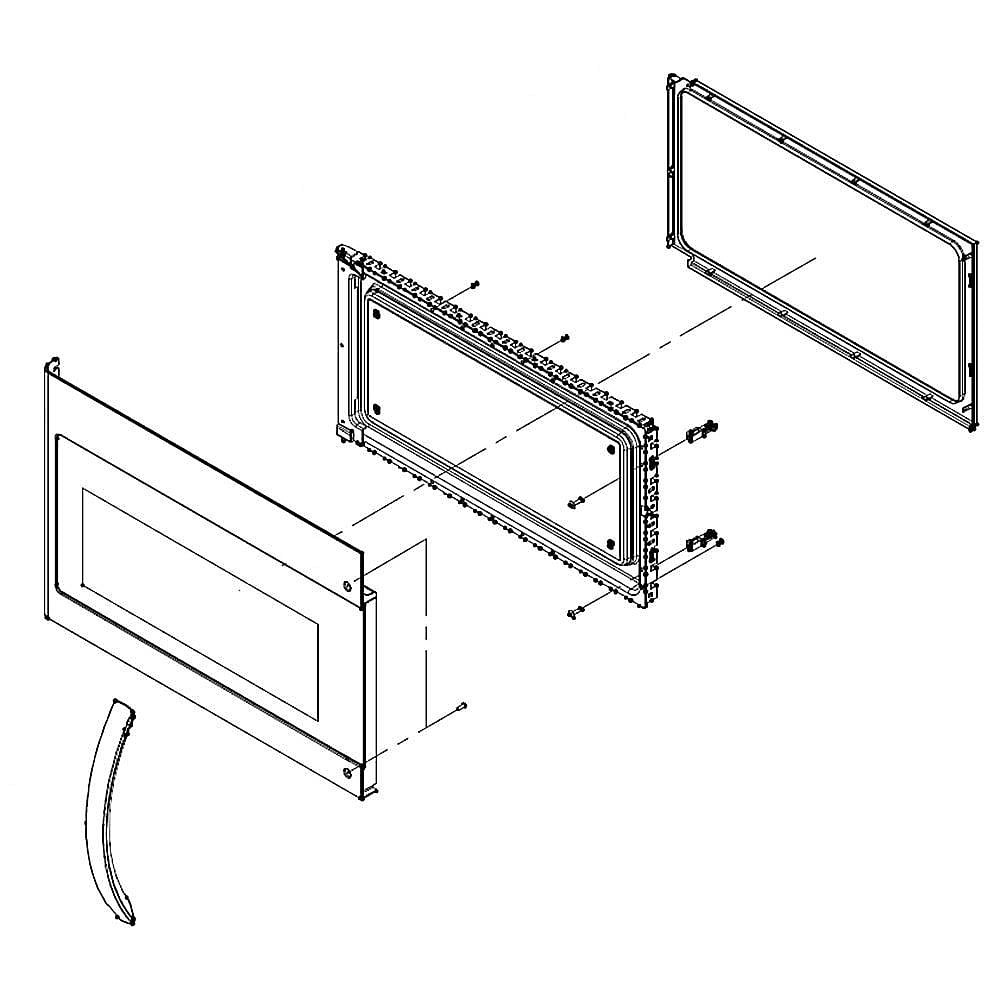 Frigidaire Part #5304523967, Door-Complet | 67.30 x 58.40 x 10.00