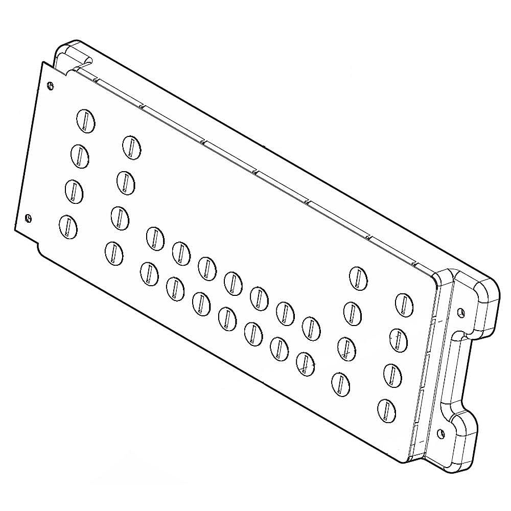 Part #5304524332, Range Oven Control Board And Overlay (Black) (Replaces 5304516861) / 15.00 x 6.95 x 6.75