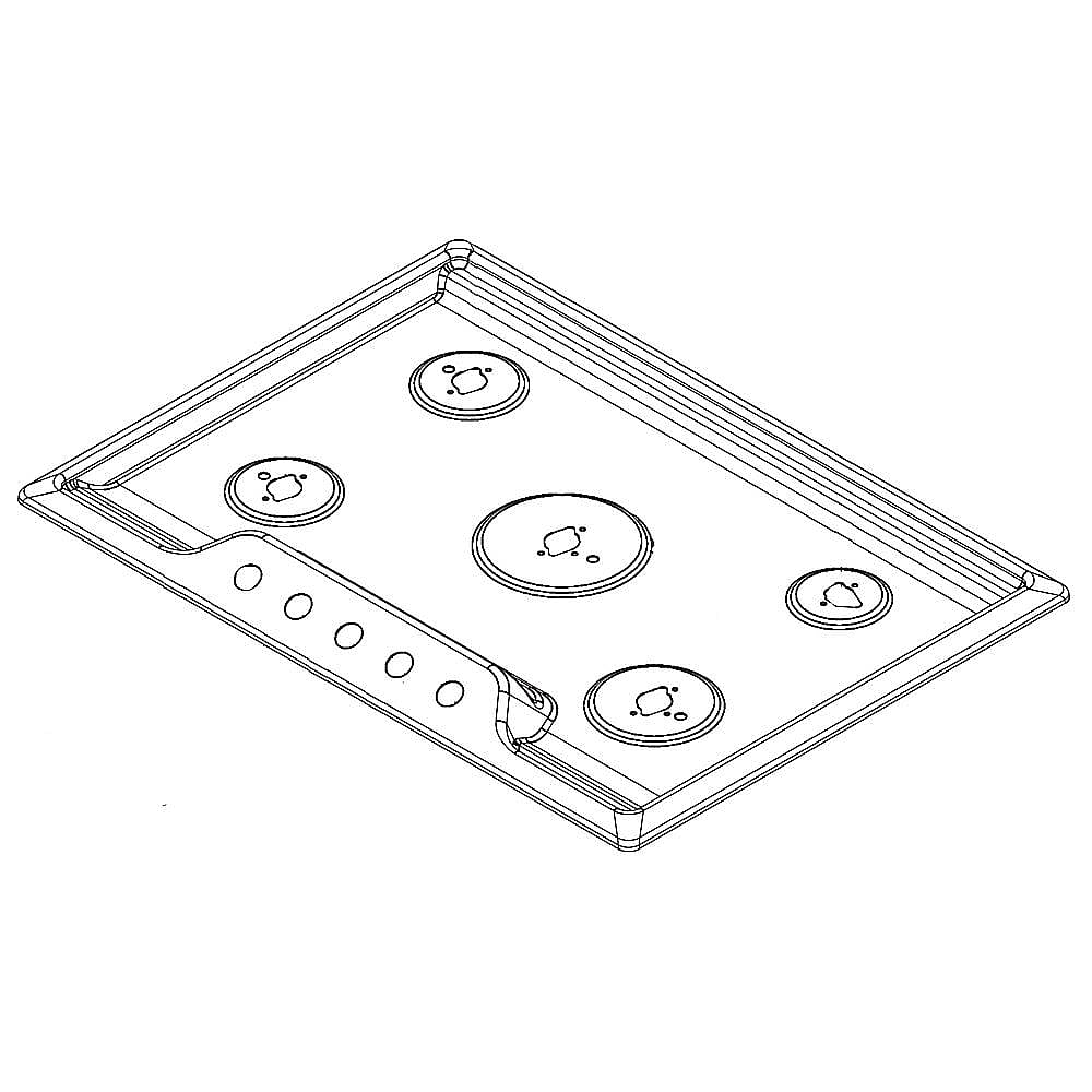 Part #5304529993, Cooking Appliance Main Top (Replaces 809218206) / 36.00 x 30.25 x 6.00
