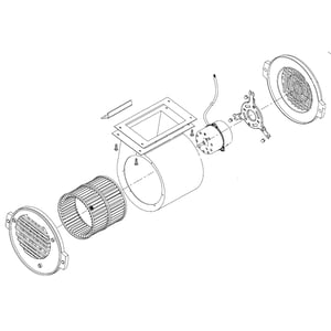 Range Hood Blower Assembly 5304482255