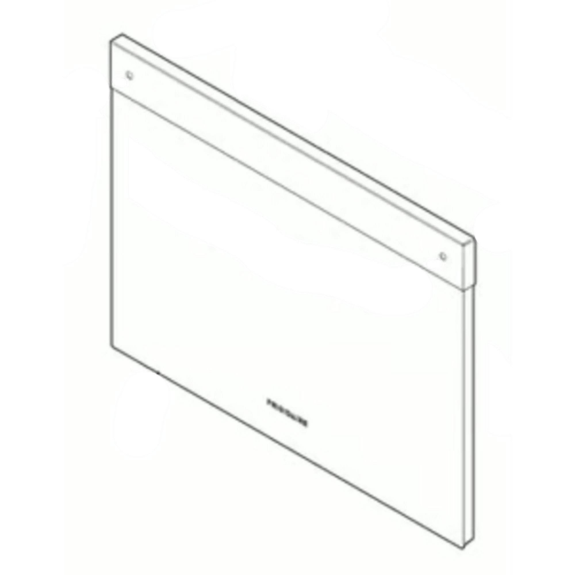 Part #5304533446, Range Oven Door Outer Panel (Black)