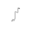 Range Bake Burner Gas Supply Tube for Frigidaire GCFG3060BDA - Part 5304533910