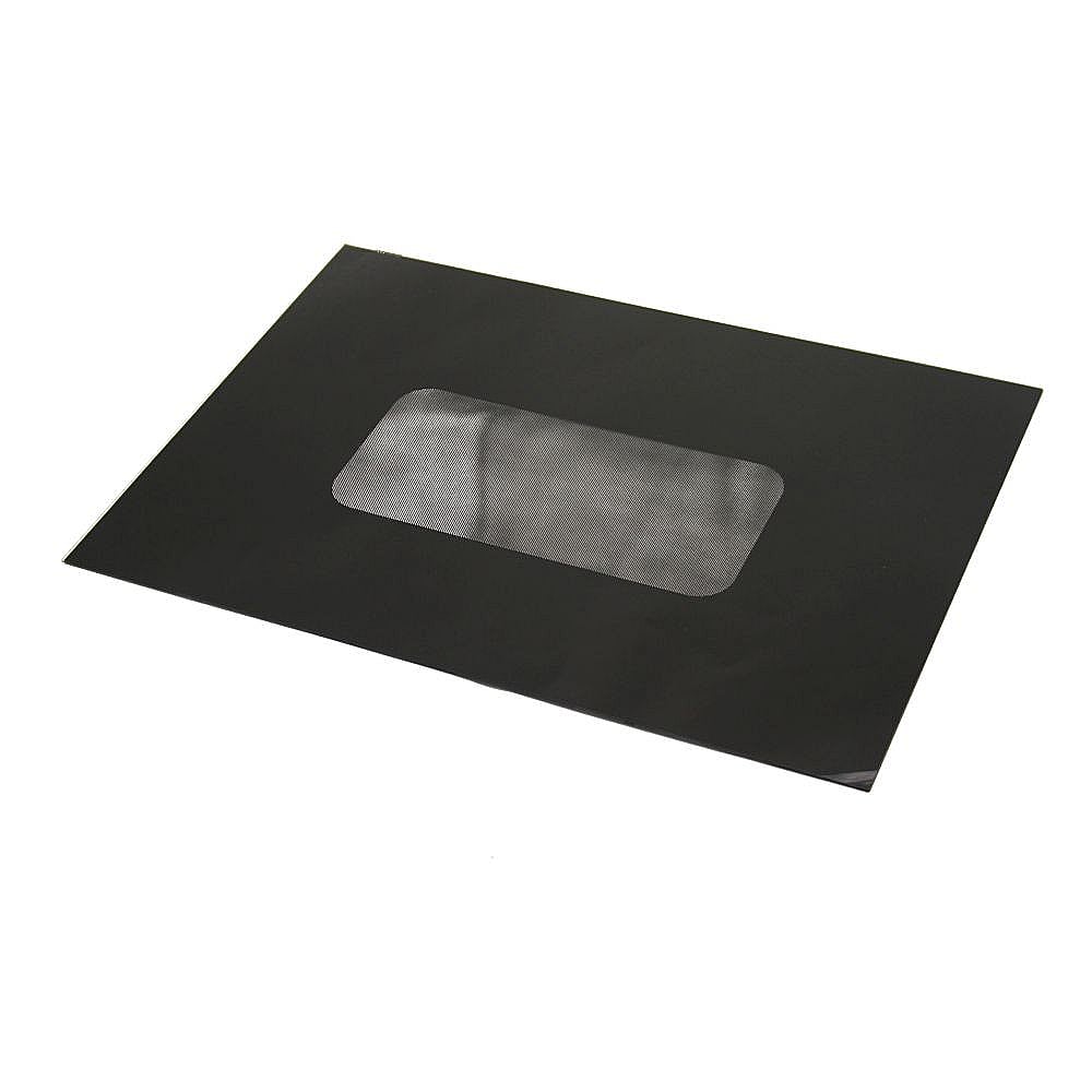 Gibson Part #5308013866, Range Oven Door Outer Glass (Black) | 35.25 x 30.00 x 5.25