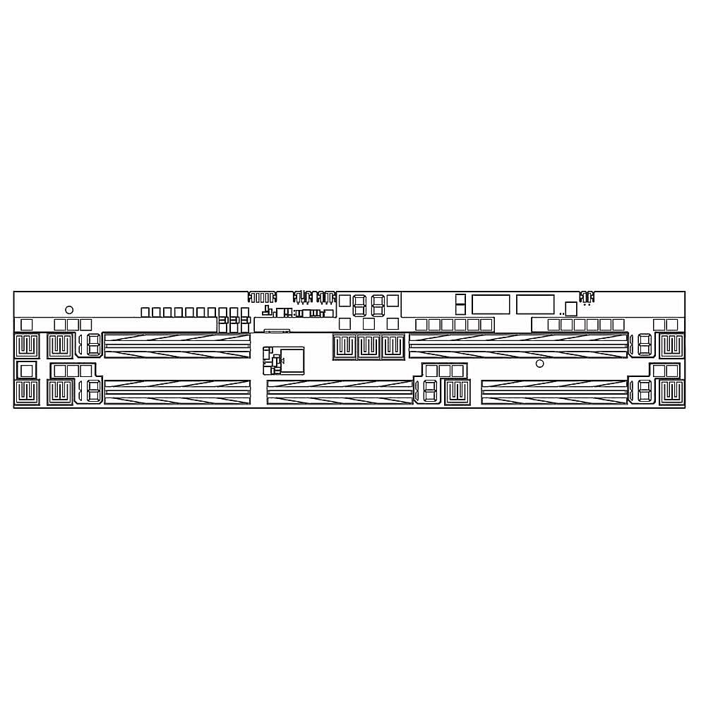 Part #561940443, Ikea Cooktop User Interface Board / 16.00 x 2.75 x 0.60