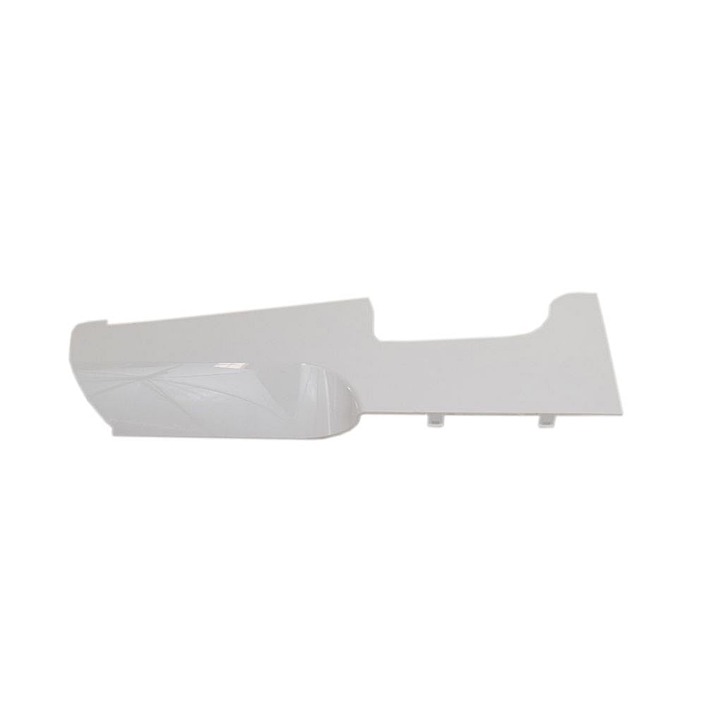 Part #807011701, Range Control Panel End Cap, Left (White) / 12.95 x 4.10 x 1.00