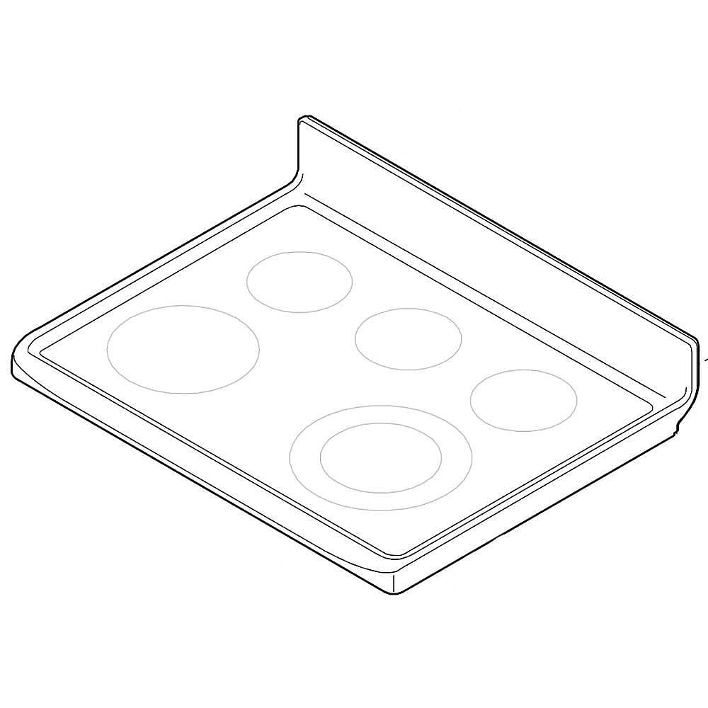 Part #807038602, Range Main Top Assembly