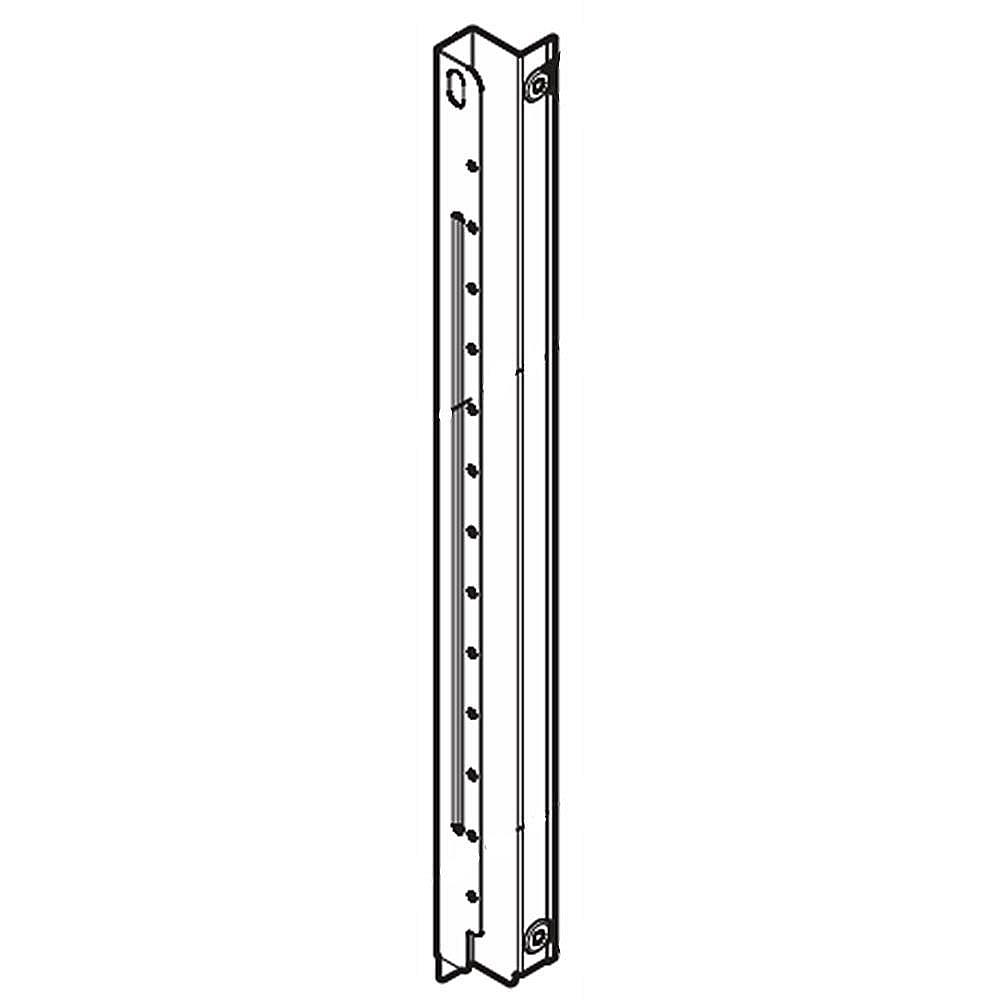 Kenmore Part #807045606, Range Oven Door Trim, Left (Black) | 15.30 x 5.55 x 1.15