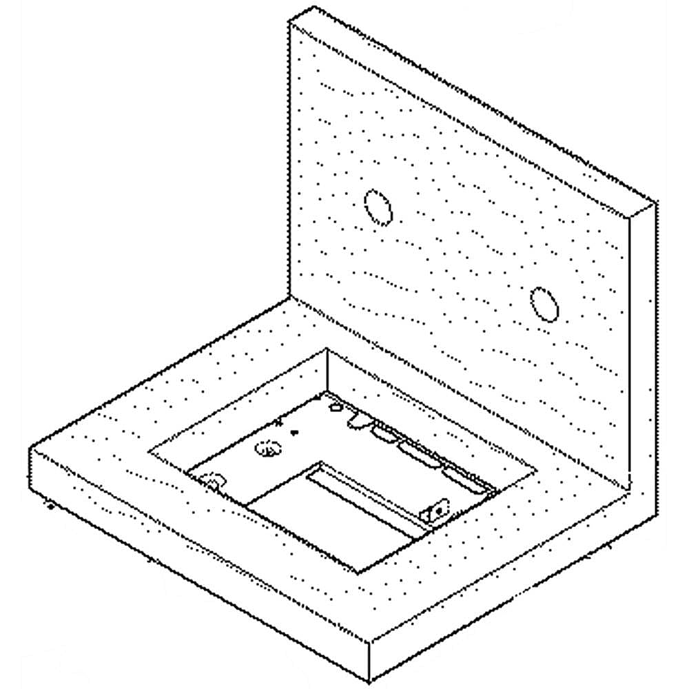 Kenmore Elite Part #807109801, Insulation | 37.00 x 24.25 x 2.50