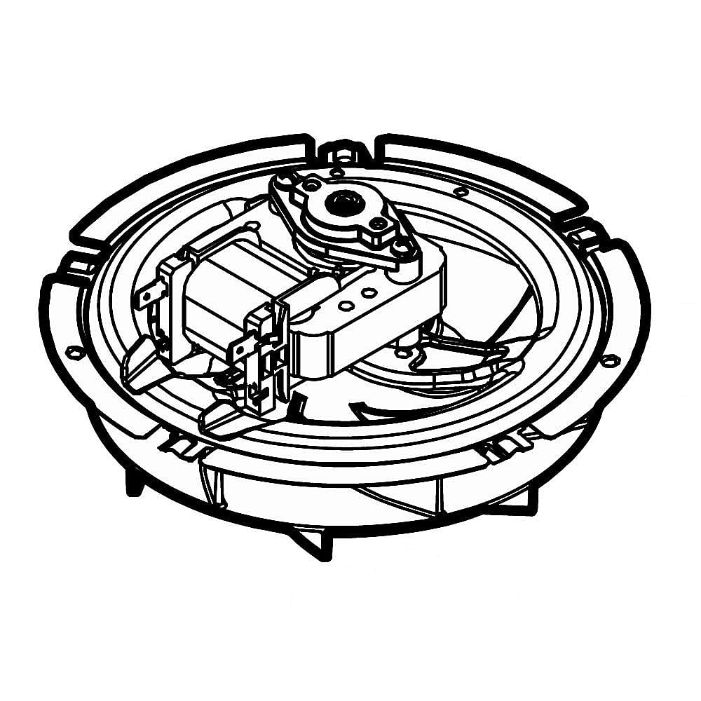 Part #807123002, Wall Oven Cooling Fan / 14.00 x 9.30 x 4.80