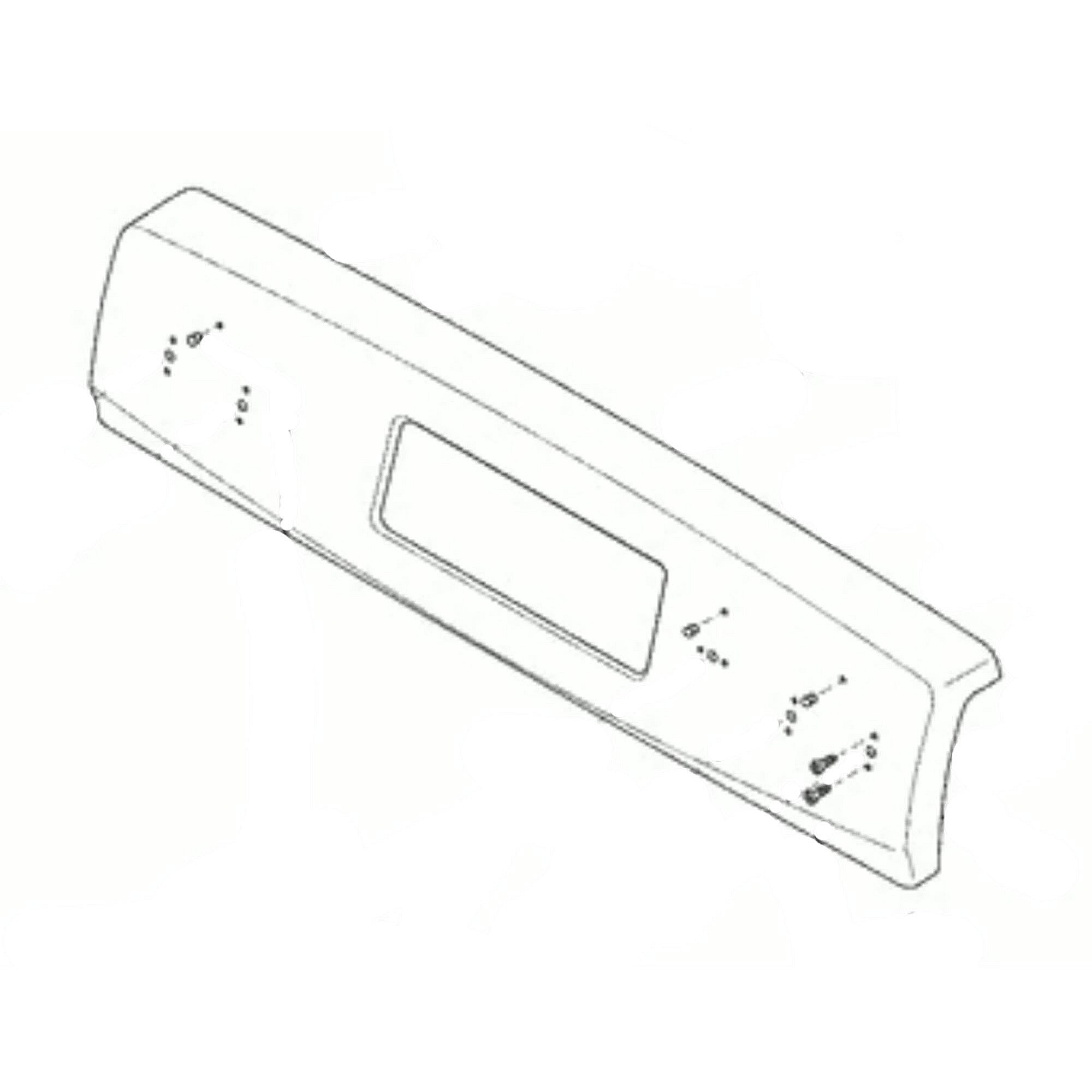 Kenmore Part #807181627, Range Control Panel | 30.00 x 7.00 x 1.00