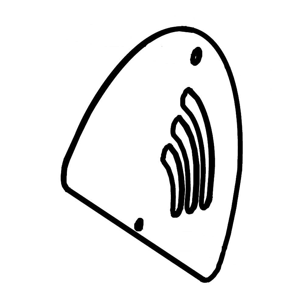 Kenmore Elite Part #807393601, Panel | 8.35 x 4.40 x 0.10