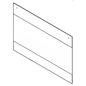 Range Oven Door Outer Panel Assembly, Lower (stainless) 807712409