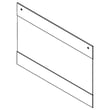 Wall Oven Door Outer Panel Assembly, Lower (Black and Stainless)