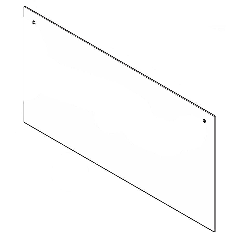 Kenmore Part #807939208, Range Lower Oven Door Outer Panel (Black) | 35.70 x 30.30 x 6.10