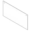 Range Lower Oven Door Outer Panel (black) for Kenmore 79097219410 - Part 807939208