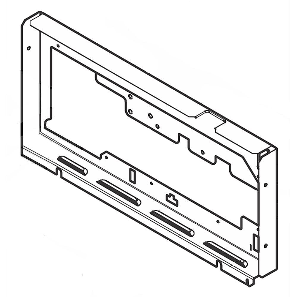 Part #808054101, Wall Oven Service Panel Frame, Rear