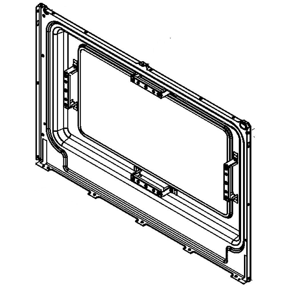 Kenmore Part #808211102, Range Oven Door Liner | 27.40 x 18.70 x 3.00