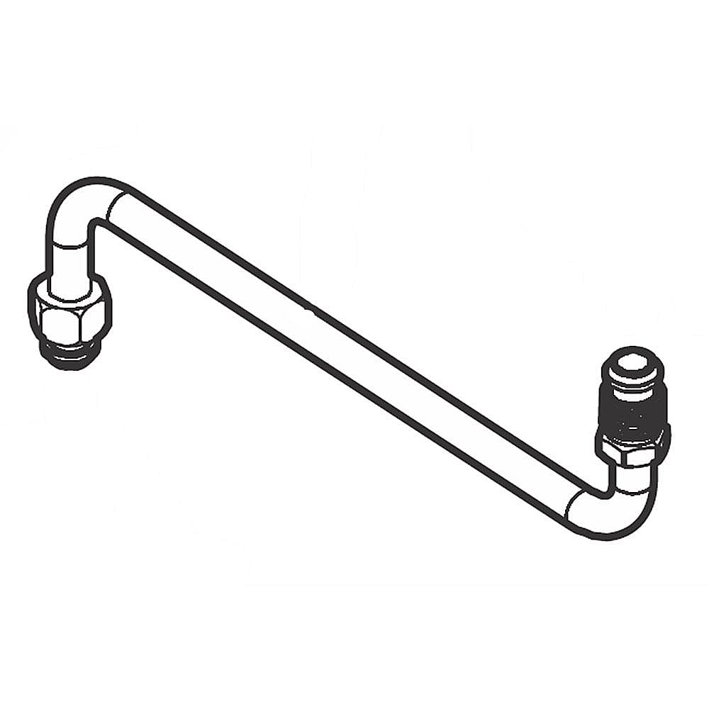 Part #808535401, Range Bake Burner Gas Supply Tube