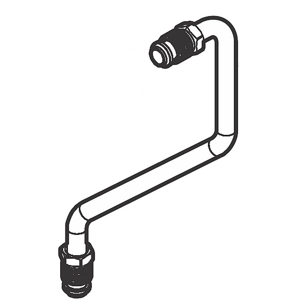 Part #808535501, Range Broil Burner Gas Supply Tube