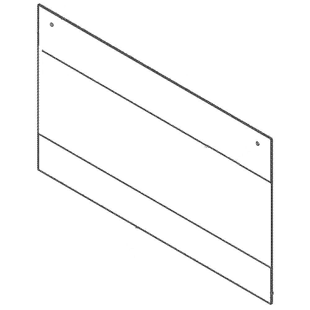 Kenmore Elite Part #808574503, Range Oven Door Outer Panel (Stainless) | 35.80 x 30.25 x 6.00