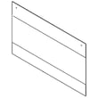 Range Oven Door Outer Panel (stainless) for Kenmore Elite 79075443413 - Part 808574503